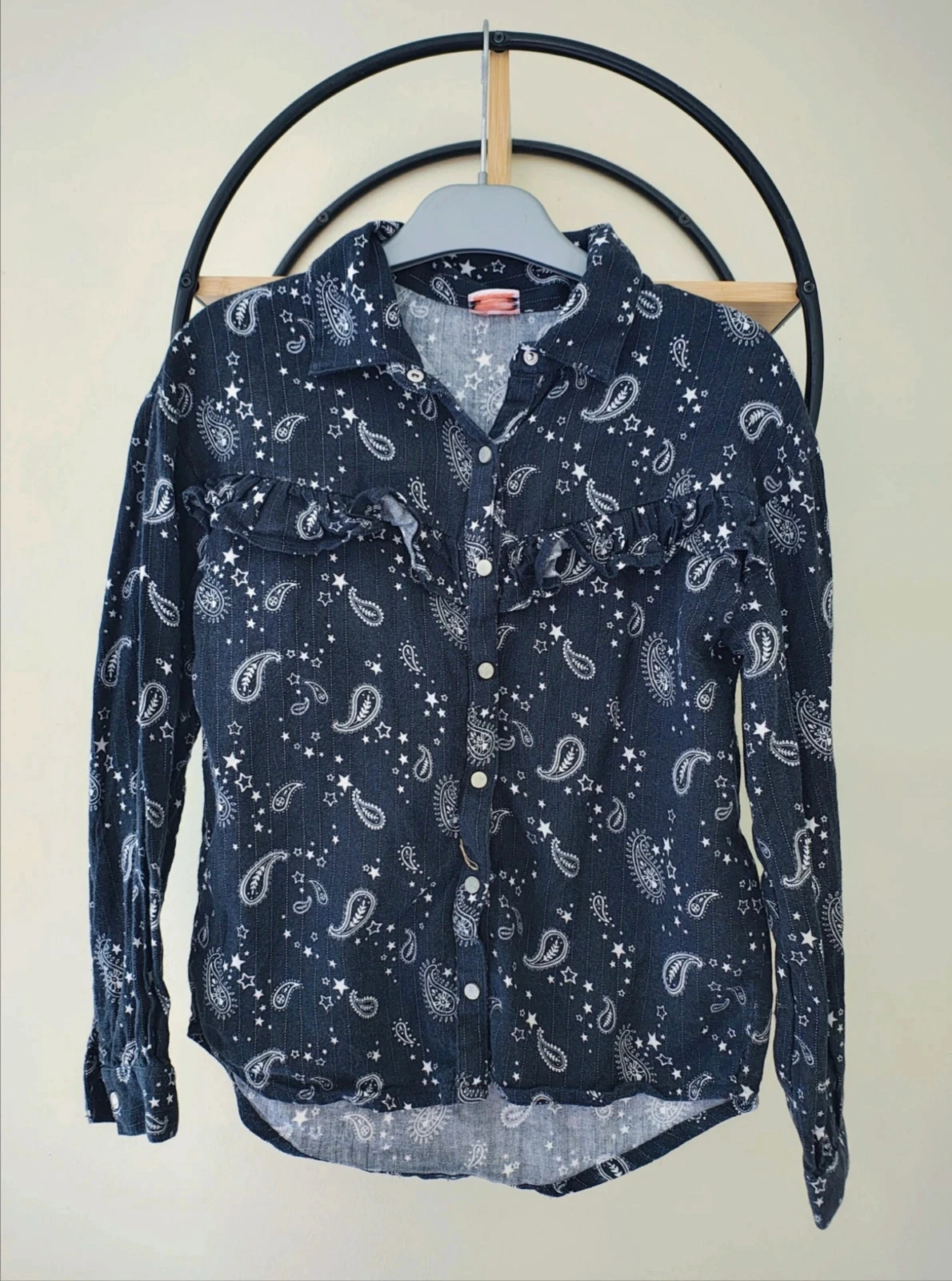 10 ans chemise tape a l'oeil